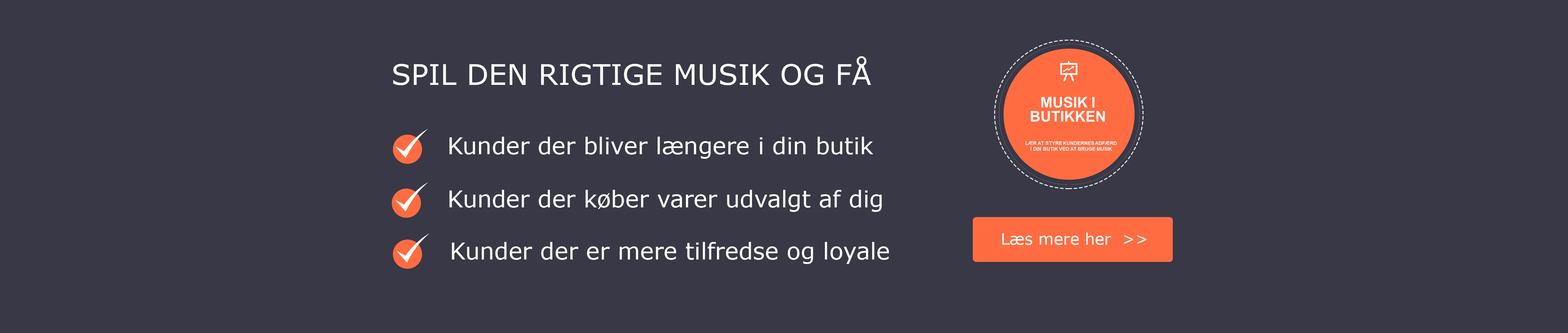 Musik i butikken øger omsætningen www.mindmovingmusic.dk